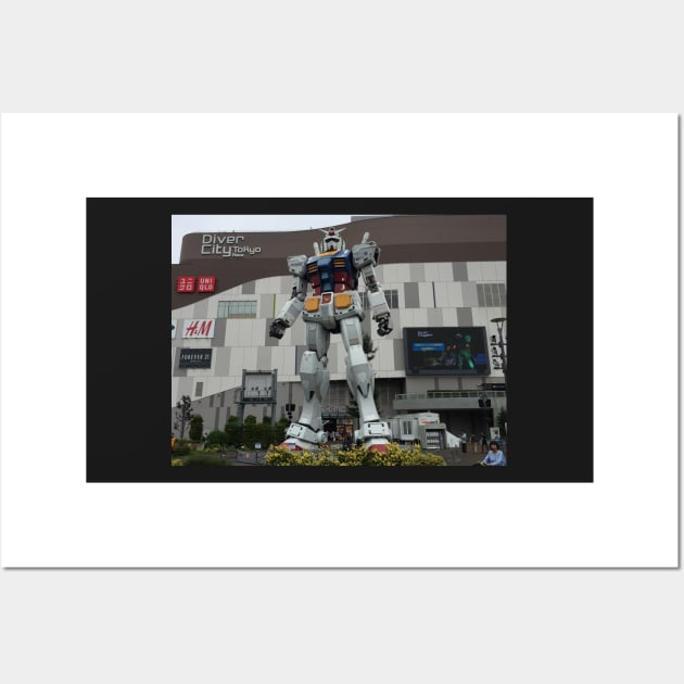Gundam Mobile Suit #01 RX-78-2 Diver City Tokyo 2 Wall Art by PugDronePhotos